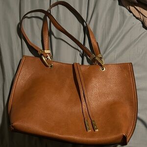 Steve Madden Tan Leather Tote Bag